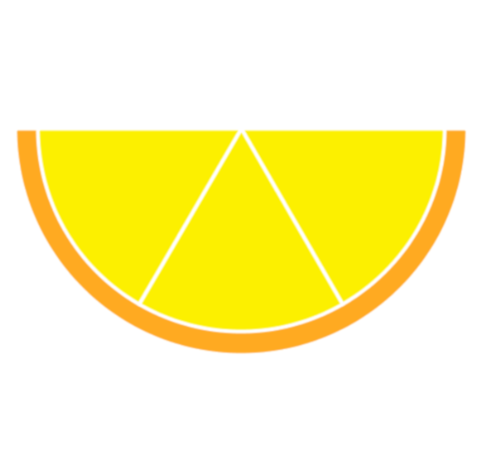 lemon wedge